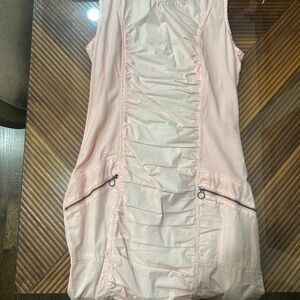 XCVI Sleeveless Ruched Dress Large NWT